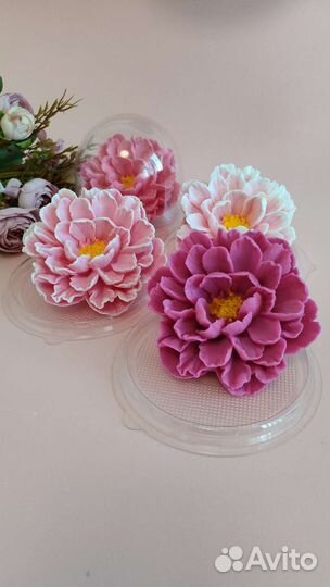 Мыло ручной работы. Пион. 8 марта