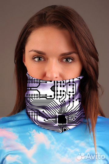 Комплект шапка и снуд