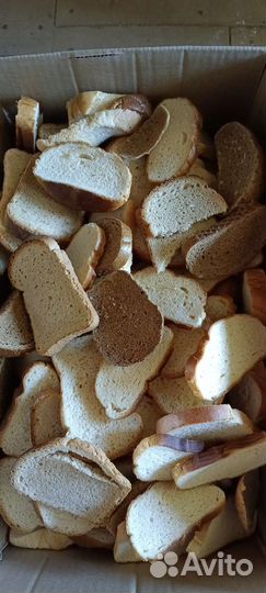 Сухари на корм животным