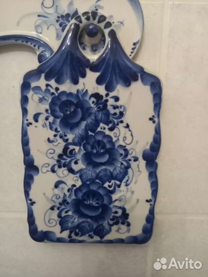 Доски разделочные.фарфор.Гжель