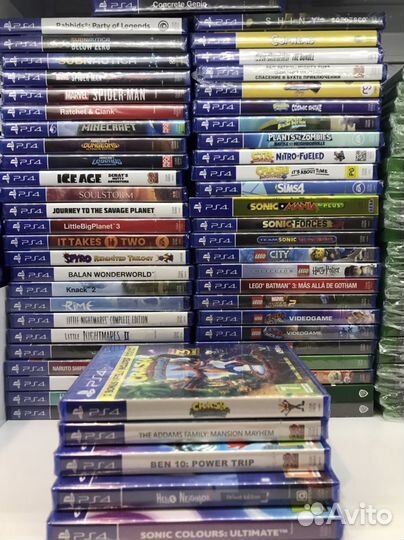 PS4/PS5 Детские игры 60 штук в 