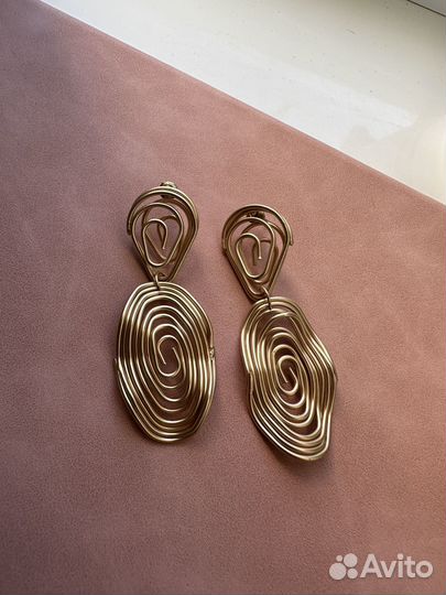 Серьги zara жемчуг