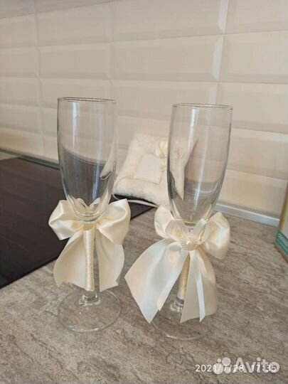 Новые Фужеры свадебные