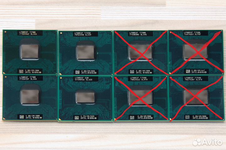 Процессоры Intel Core 2 Duo для ноутбуков