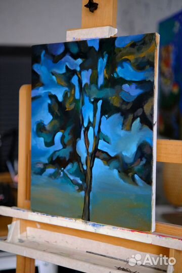 Картина маслом на холсте пейзаж (в наличии)