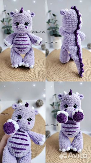 Вязаные игрушки в наличии и на заказ