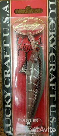 Воблеры Lucky Craft Pointer 95SP Blue Back Bone