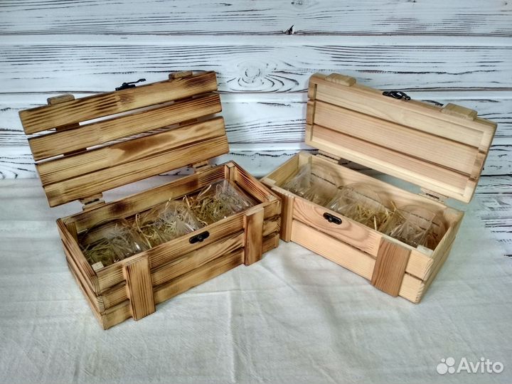 Набор бокалов в подарочном ящике