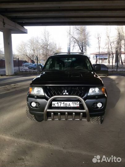 Кенгурятник на mitsubishi pajero sport 1