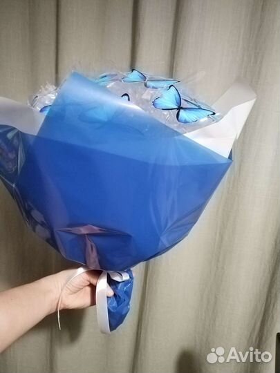 Букет с бабочками светящийся ночник