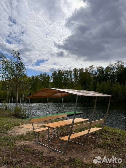 Аренда беседки у озера в Москве