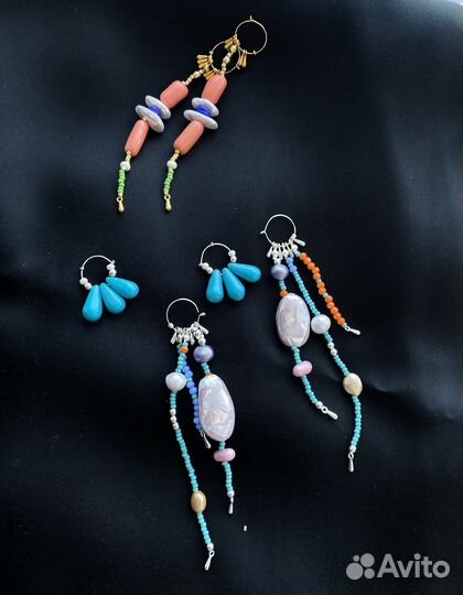 Серьги из бисера