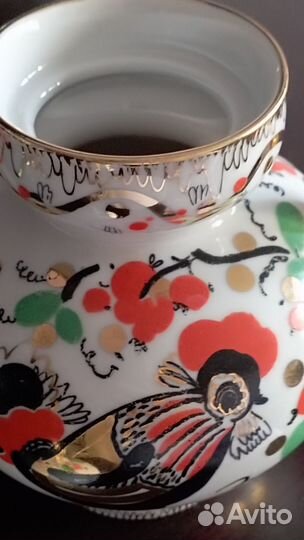 Императорский фарфор. Ручная роспись. СССР