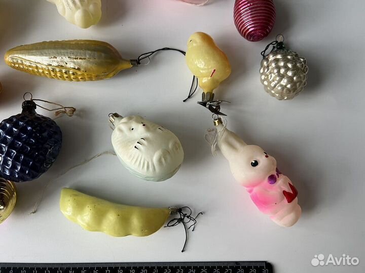 Елочные игрушки СССР Оригинал. Есть интересные 20в