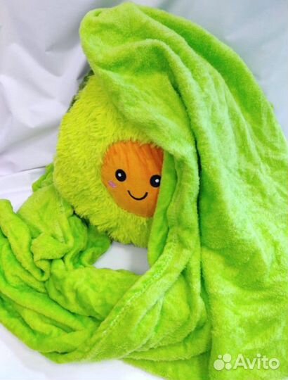 Авокадо с пледом