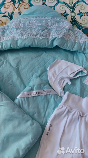 Комплект на выписку для мальчика весна лето