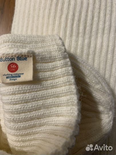 Набор шапка и шарф Button Blue р.56