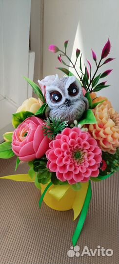 Букет цветов из мыла