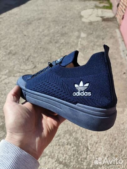 Слипоны кеды новые Adidas 39-44 размеры, 2 расц