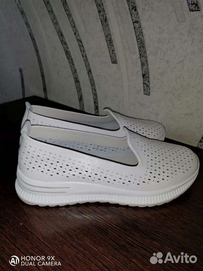 Балетки натуральная кожа 38