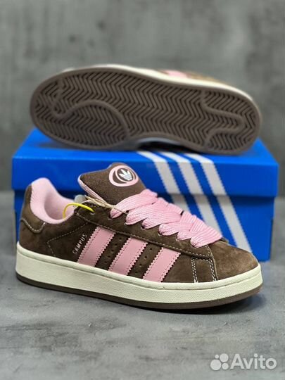 Кроссовки Adidas Campus 00s Brown/Pink