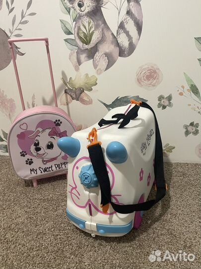 Чемодан на колесах детский