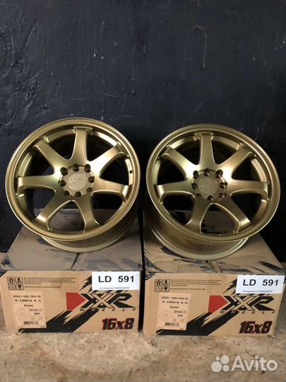 XXR 551 16x8 ET21 4x100/114.3 Gold