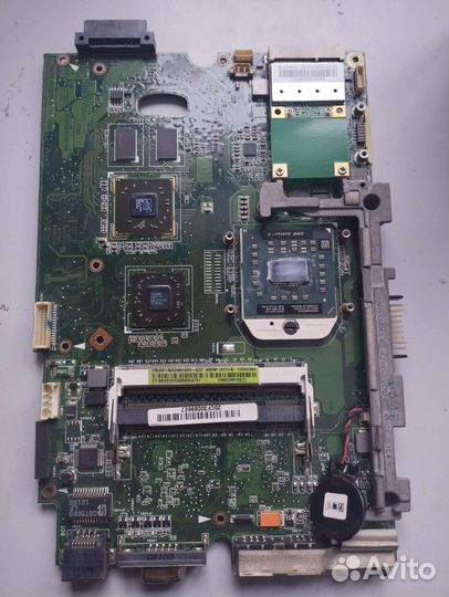 Материнская плата не рабочая нет изо asus k50 k40