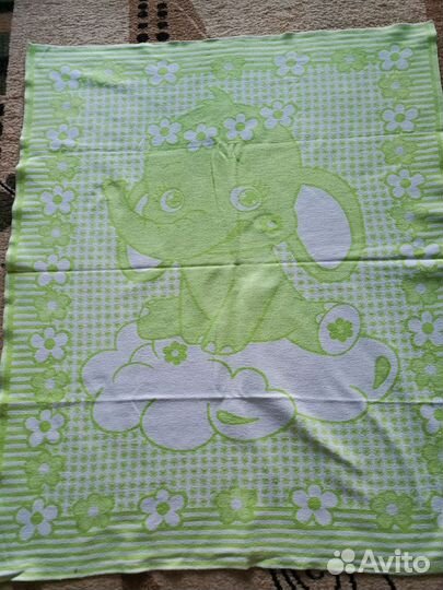 Одеяло байковое детское 2 шт