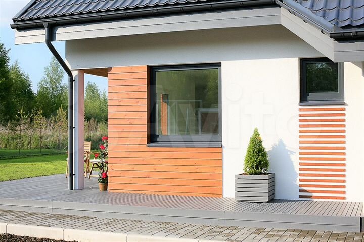 Дом 126 м² на участке 8 сот.