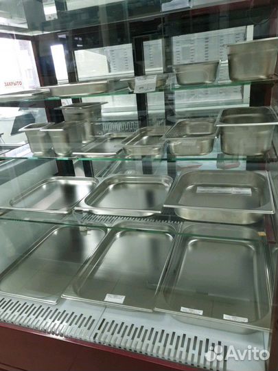 Гастроемкости из нержавейки пластика горячий стол