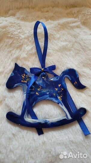 Ёлочные игрушки из эпоксидной смолы