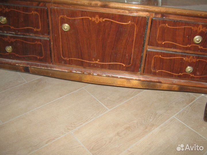 Зеркало с тумбой (Трюмо, винтаж, Венгрия 60-70х)