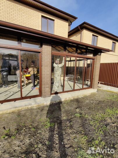 Холодные раздвижные двери для террасы