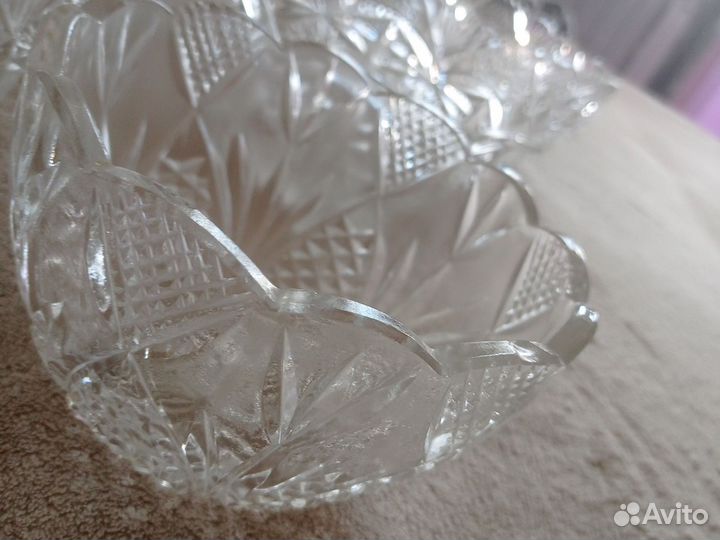 Хрустальные салатники СССР