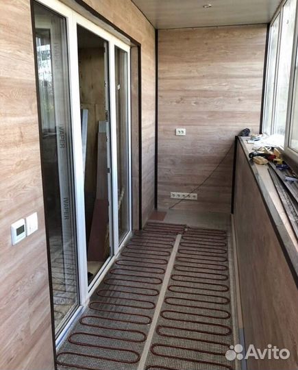 Остекление и отделка балкона