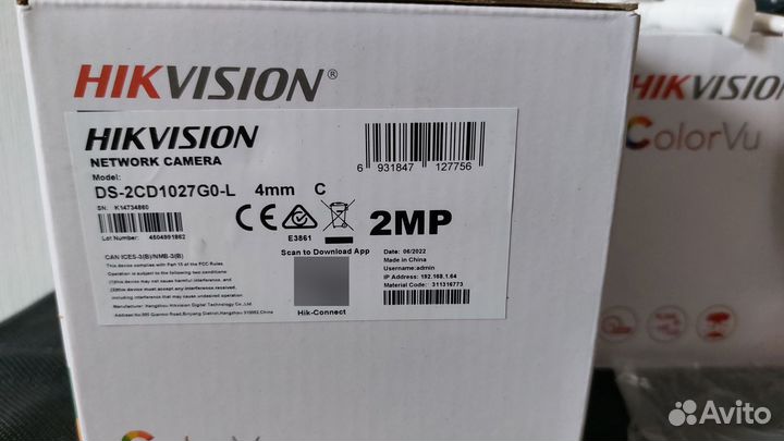 Ip камеры видеонаблюдения Hikvision