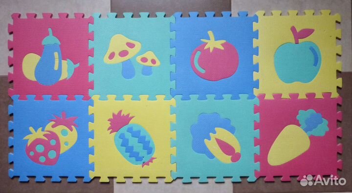 Детский коврик для ползания пазл