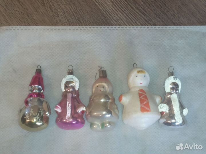 Елочные игрушки СССР, пять фото