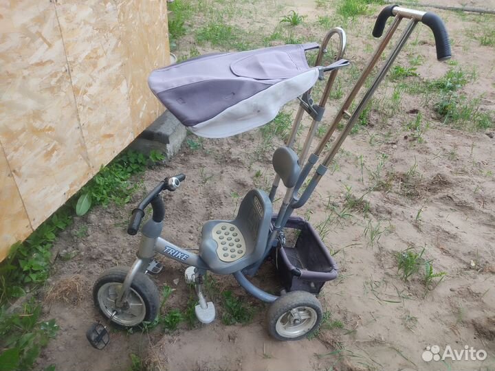 Детский велосипед с ручкой