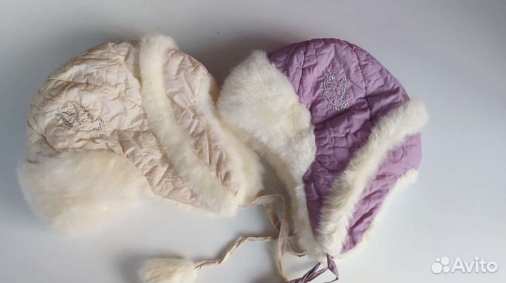 Шапка зимняя для девочки 54
