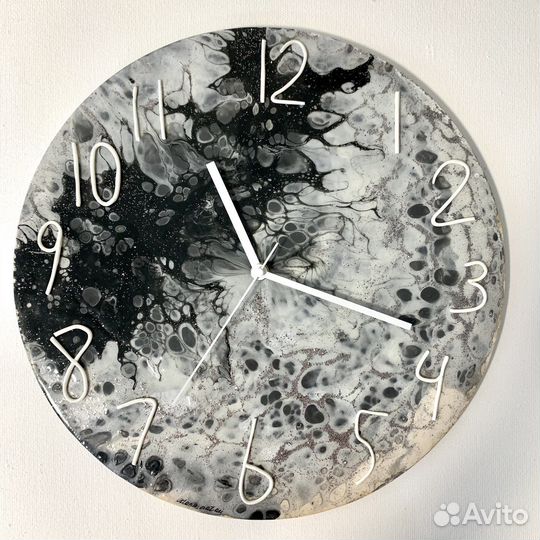 Часы настенные ручная работа диаметр 40 см