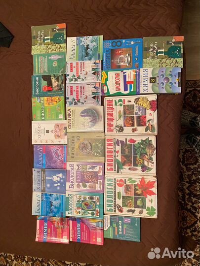 Учебники/сборники по химии и биологии для егэ