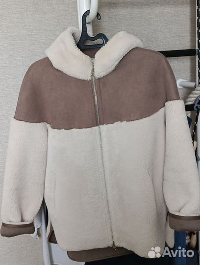 Дубленка женская зимняя 56 р-р