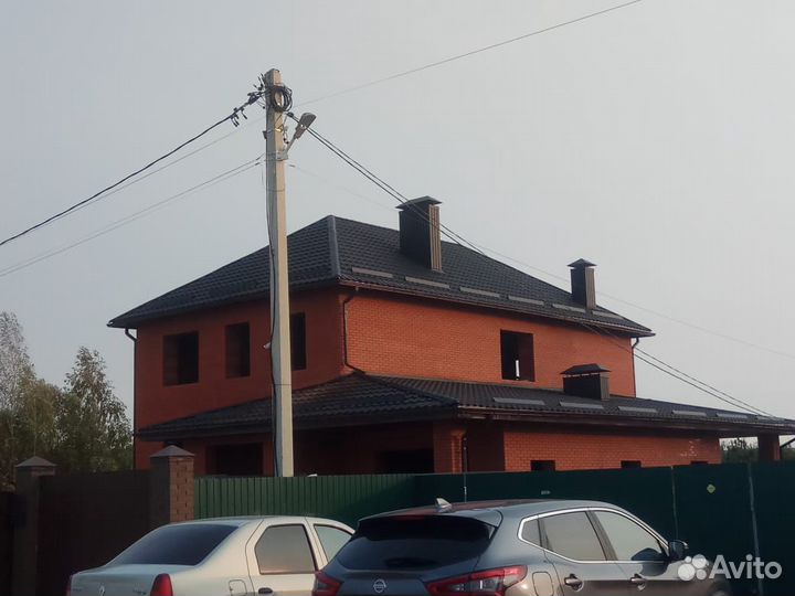 Кровельные работы.каркасное строительство
