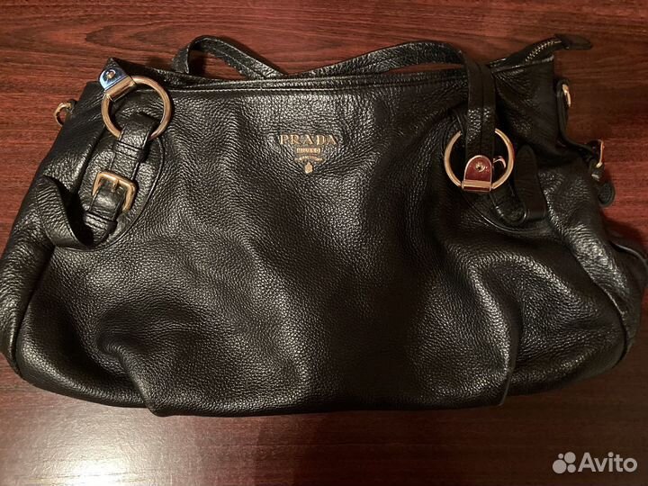 Сумка Prada женская натуральная кожа