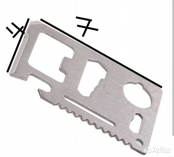 Мультитул Швейцарский карточка