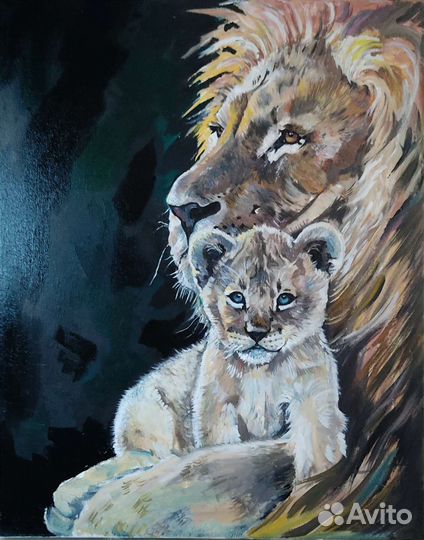 Картина акрил, масло