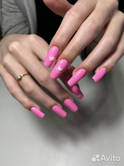 Модель на маникюр и наращивание