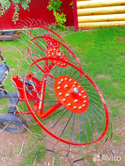 Грабли ворошилки для мотоблока с адаптером